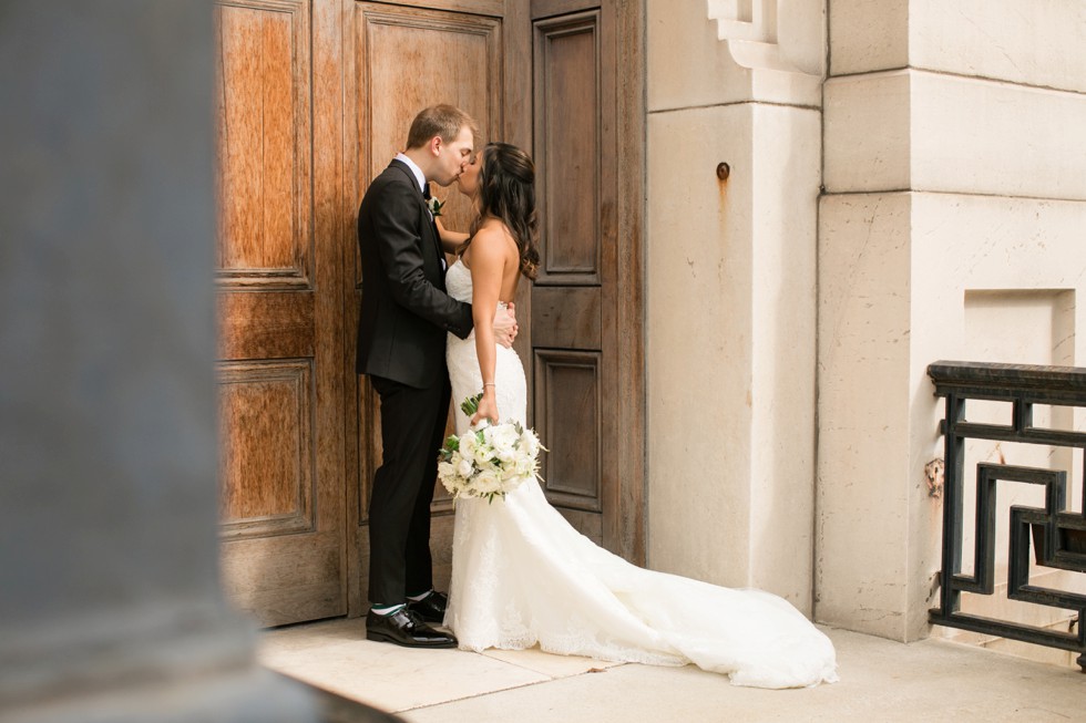 Baltimore peabody library bride and groom