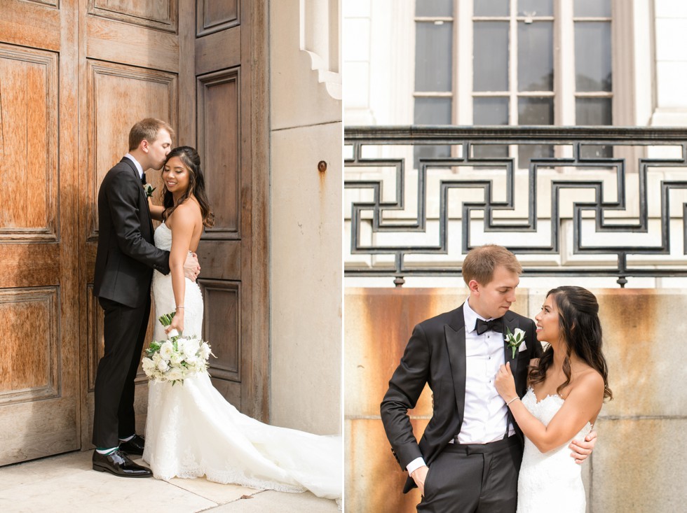 Baltimore peabody library bride and groom