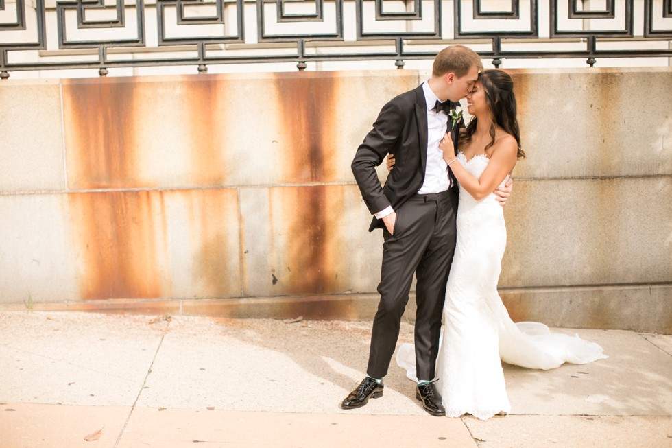 Baltimore George peabody library bride and groom