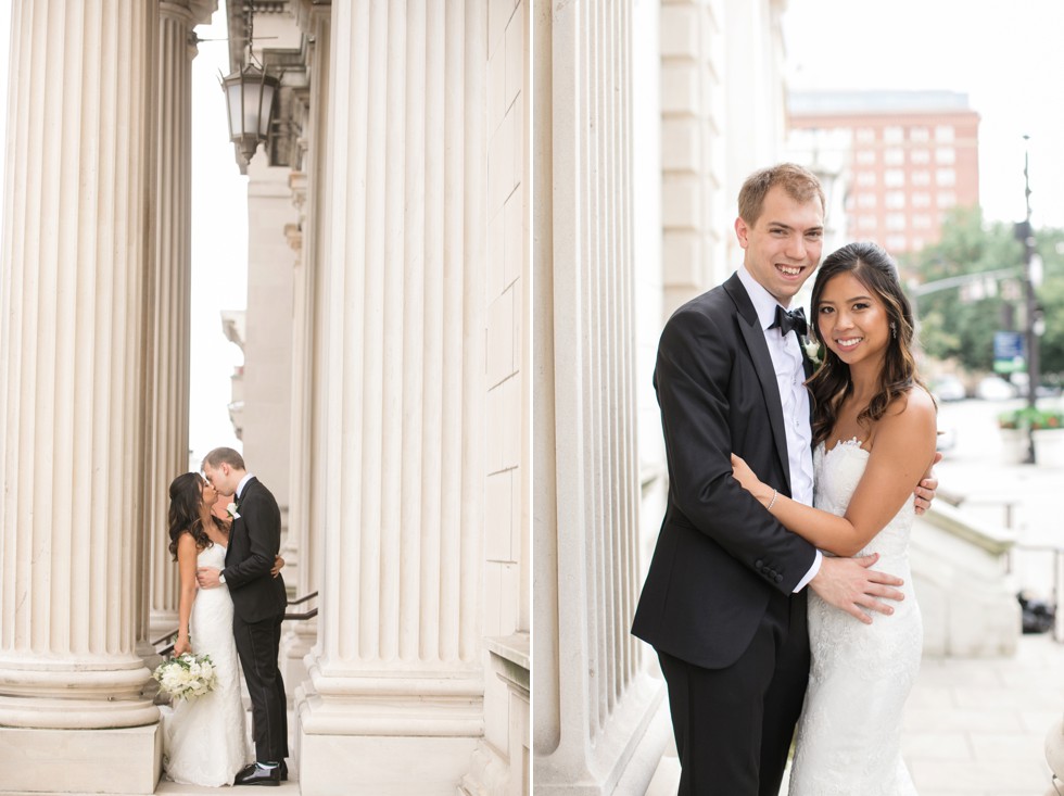 Baltimore George peabody library bride and groom