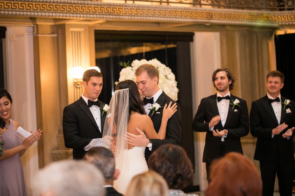 Baltimore George peabody library wedding ceremony