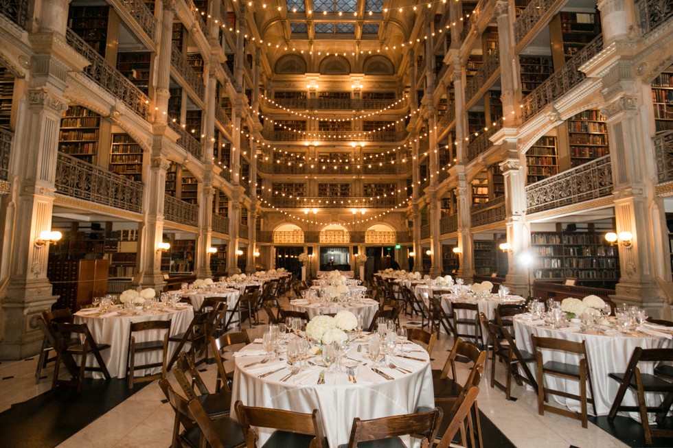 Flowers and Fancies florals at Peabody Library