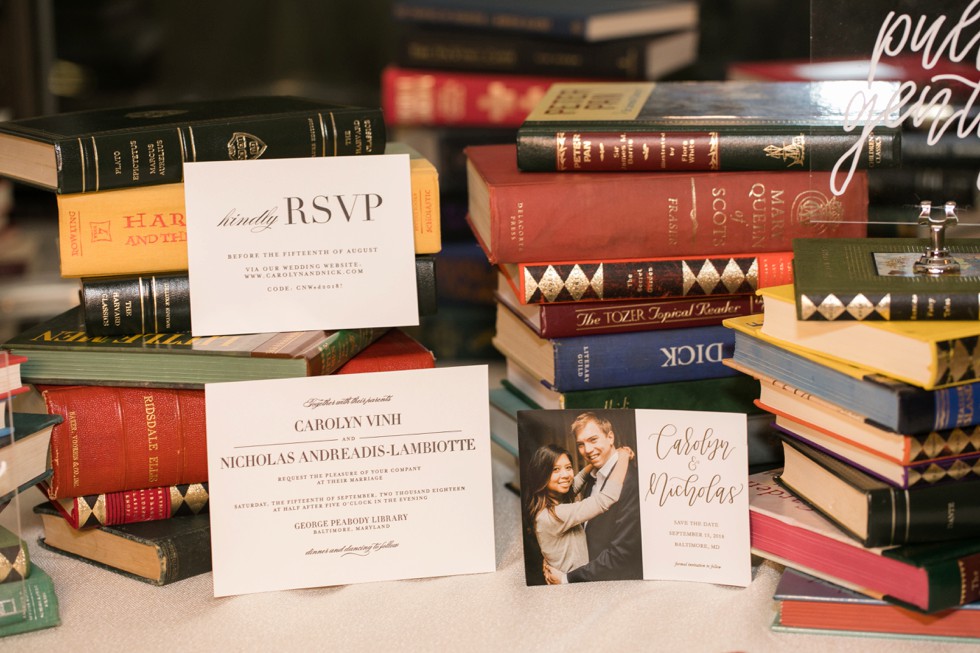 Flowers and Fancies florals at Peabody Library