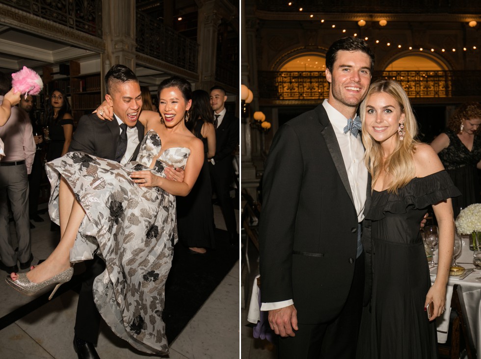 Baltimore George Peabody Library wedding reception dancing