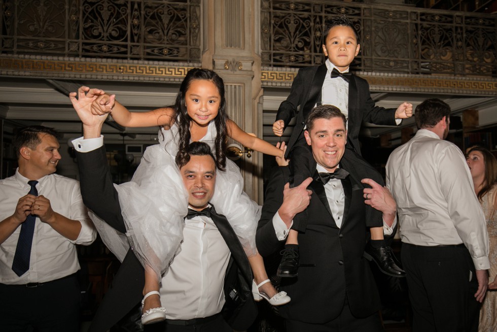 Baltimore George Peabody Library wedding reception dancing