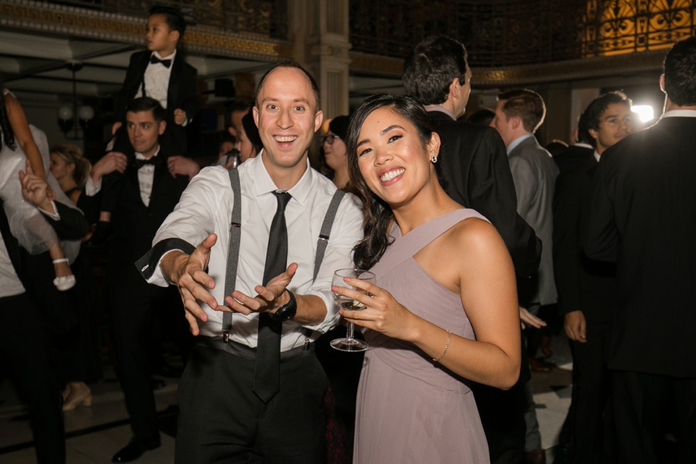 Baltimore George Peabody Library wedding reception dancing