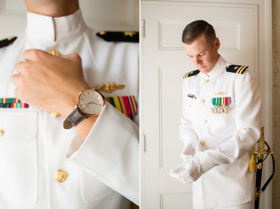 Navy issue US Naval academy graduate wedding