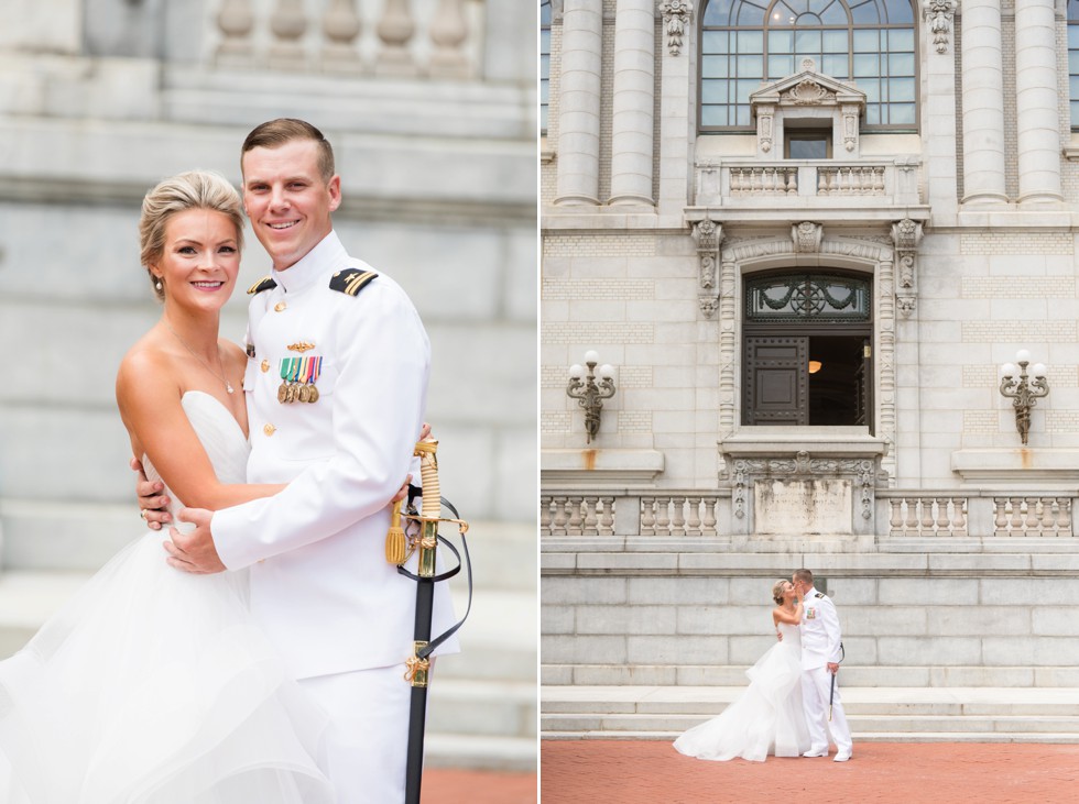 First look outside Mahan Hall US Naval Academy