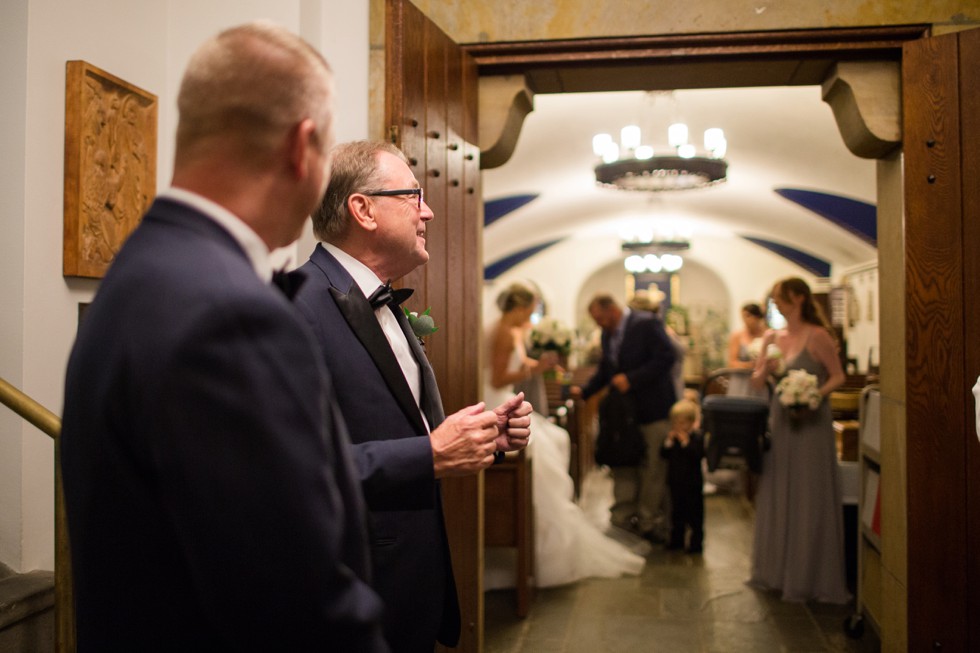 United States Naval Academy chapel wedding ceremony