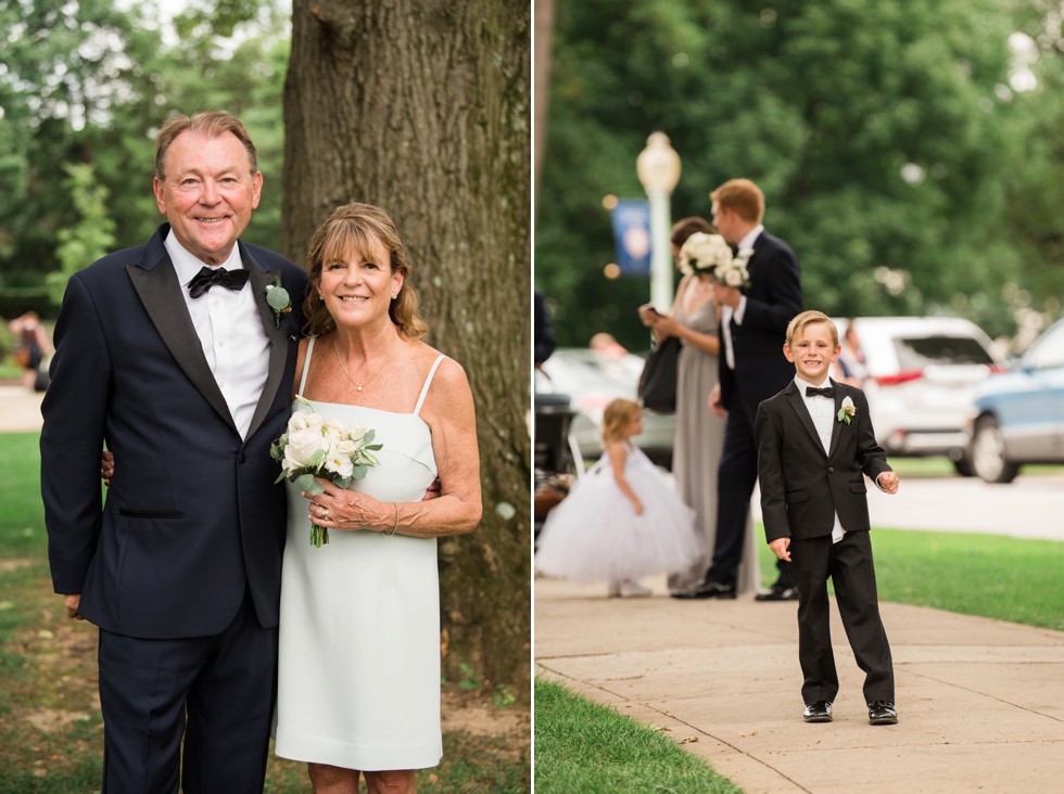 Bancroft Hall wedding party photos