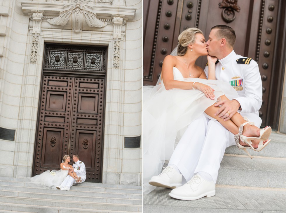 Navy wedding at USNA 