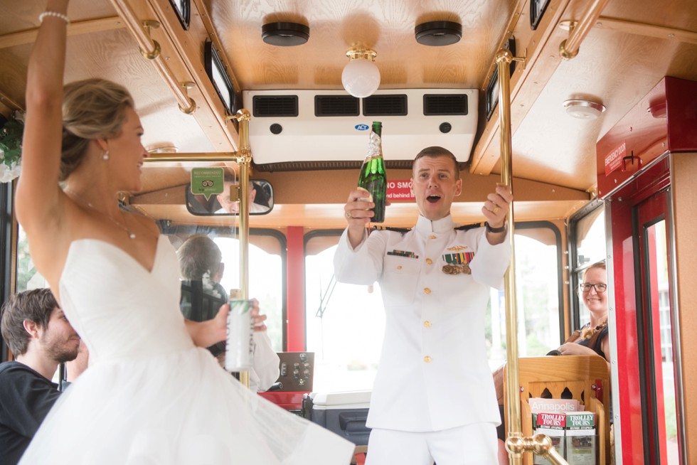 champagne toast groom