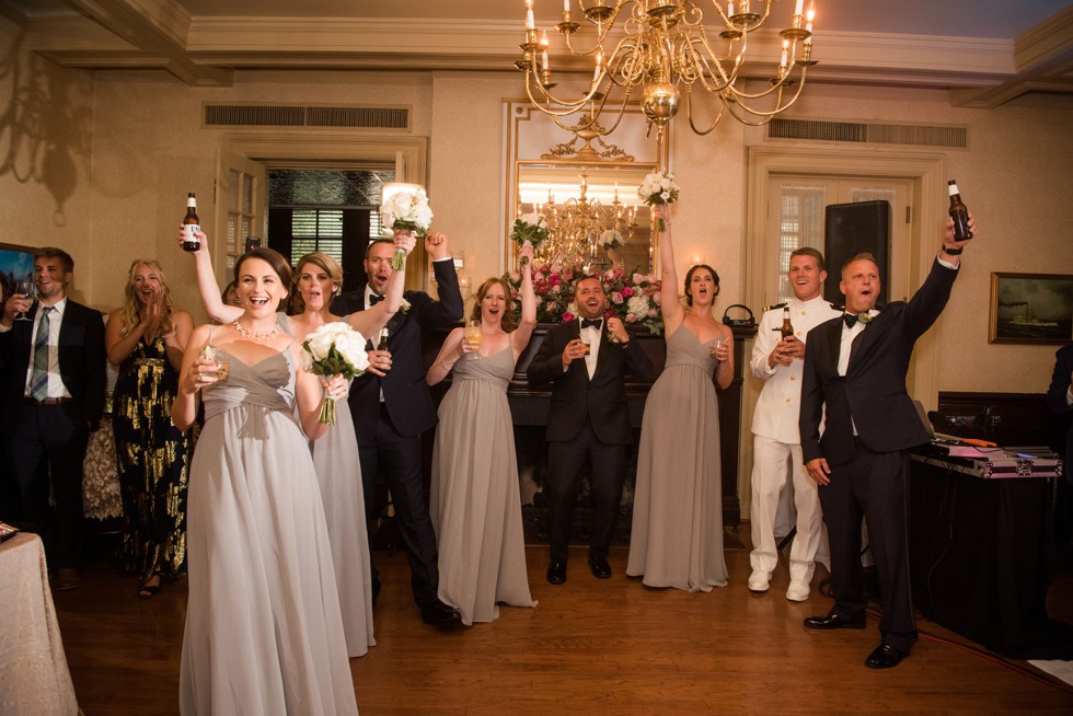 Annapolis wedding at USNA Officer's Club