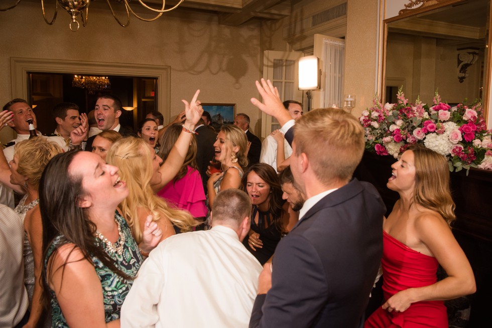 US Naval Academy Officer's Club wedding reception