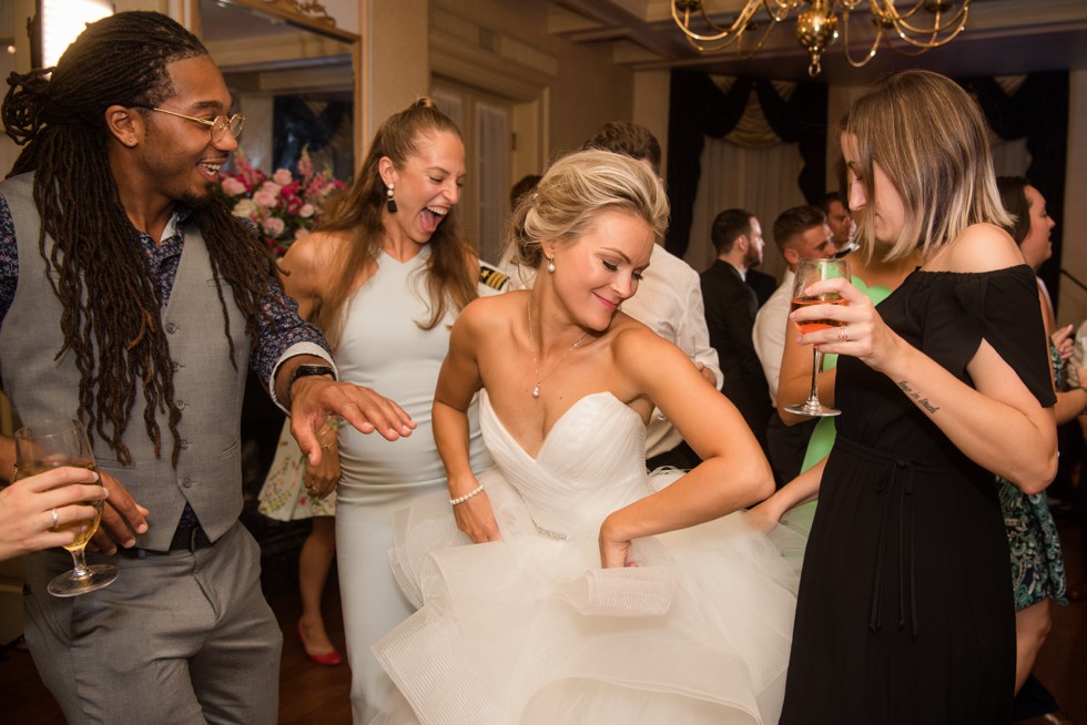 US Naval Academy Officer's Club wedding reception