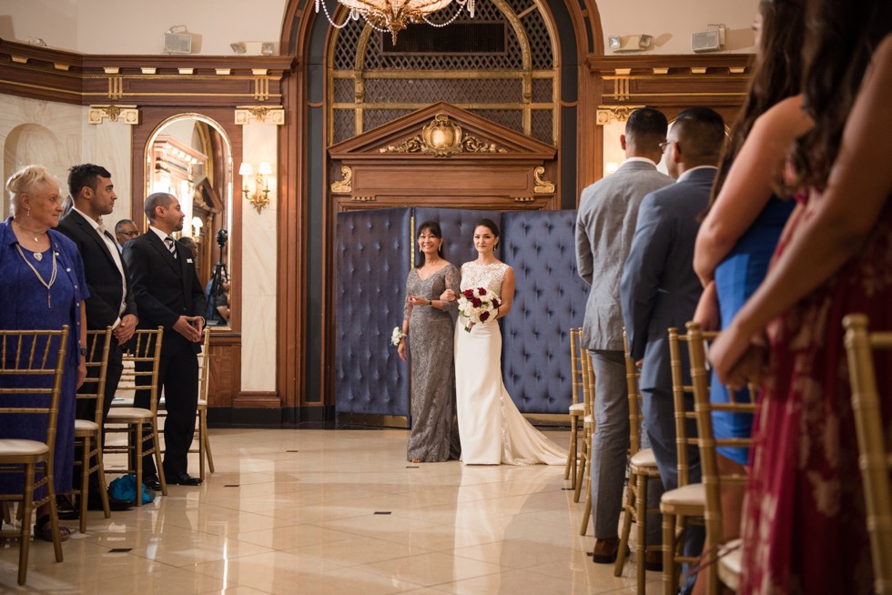 Belvedere Baltimore Indoor wedding Ceremony