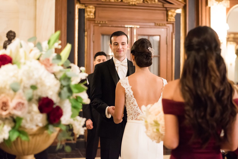 Belvedere Baltimore Indoor wedding Ceremony