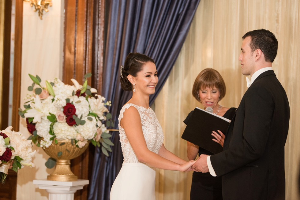 Belvedere Baltimore Indoor wedding Ceremony