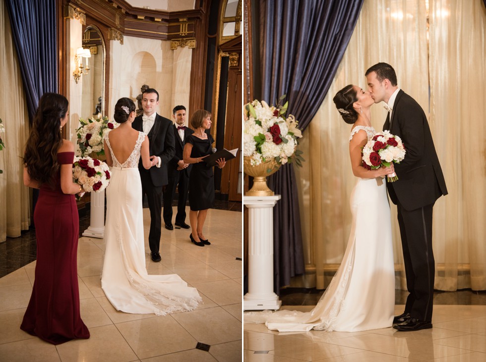 Belvedere Baltimore Indoor wedding Ceremony