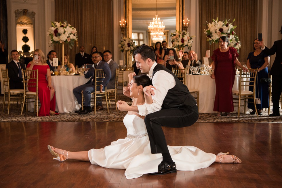 Belvedere Hotel Charles Ballroom first dance