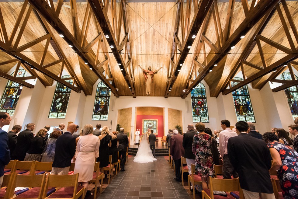 St.Elizabeth Ann Seton Church Crofton wedding ceremony