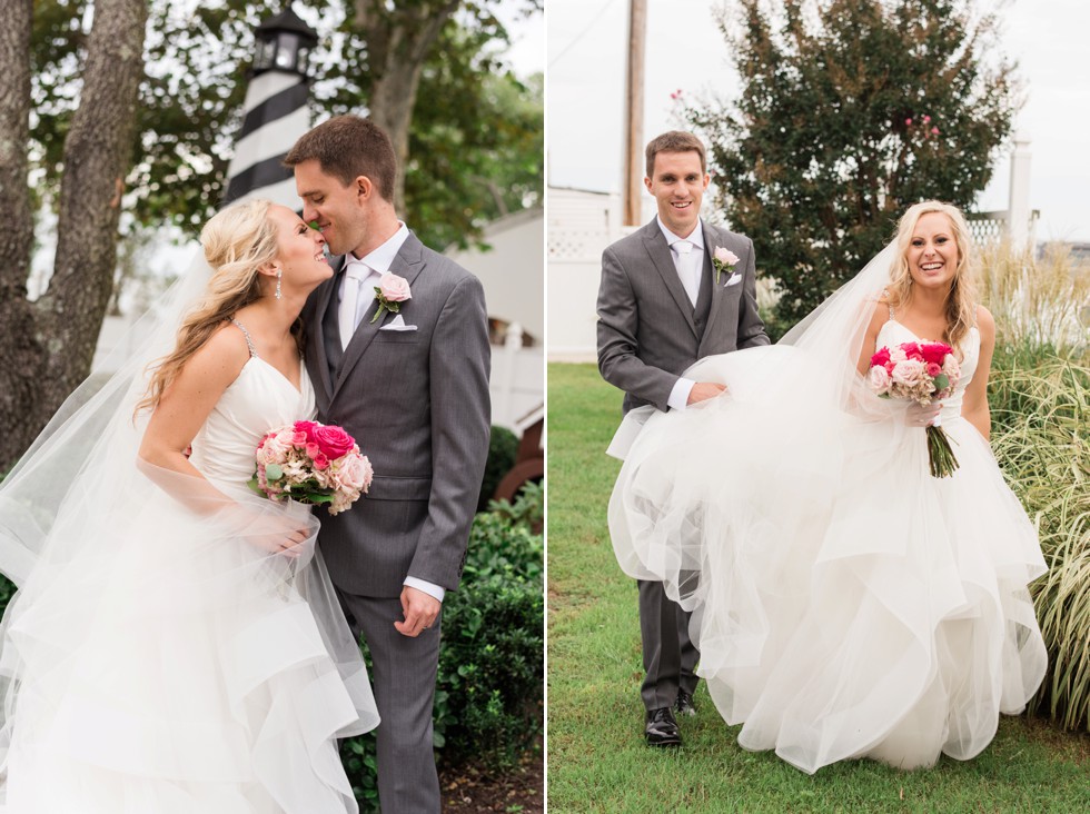 Celebrations at the Bay waterfront bride and groom photos