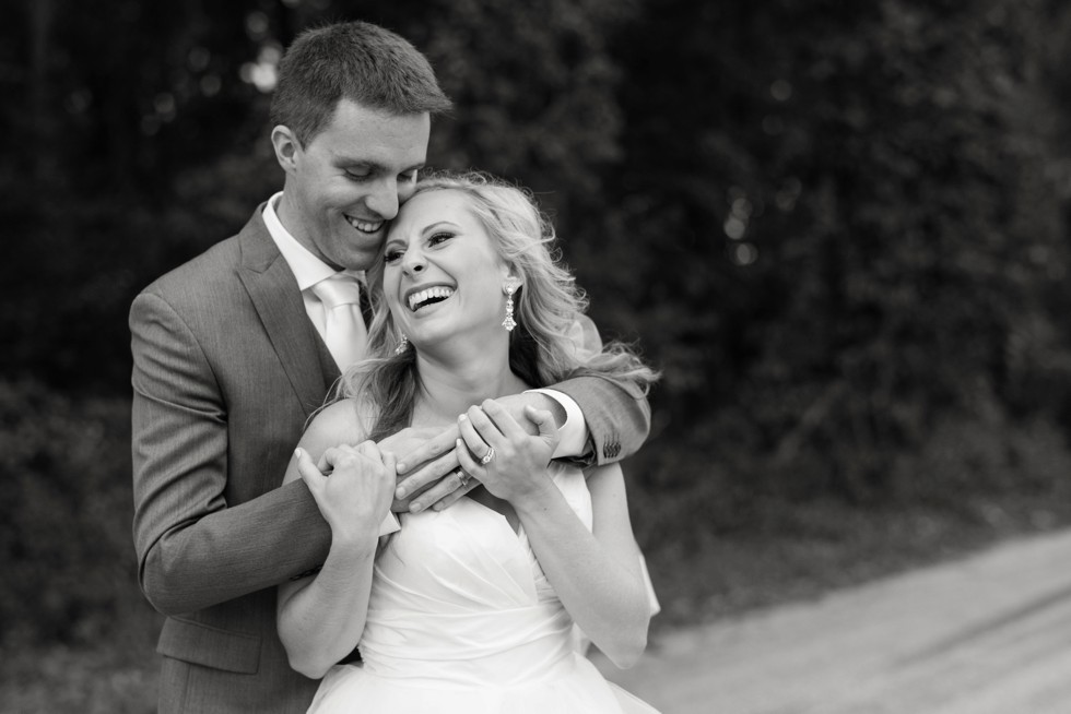 September Celebrations at the Bay waterfront bride and groom photos