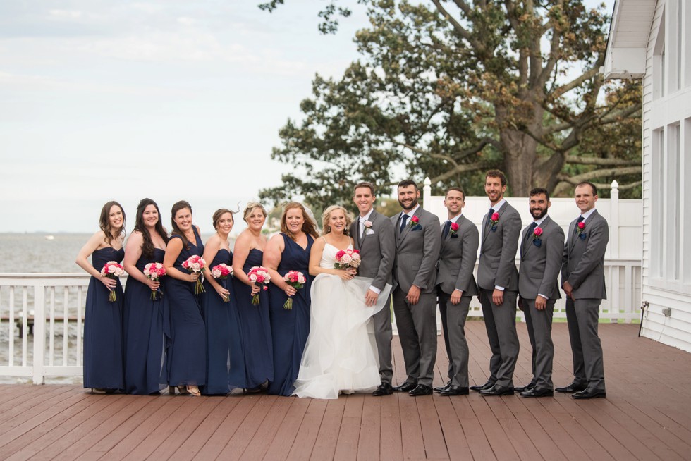 Celebrations at the Bay waterfront wedding party