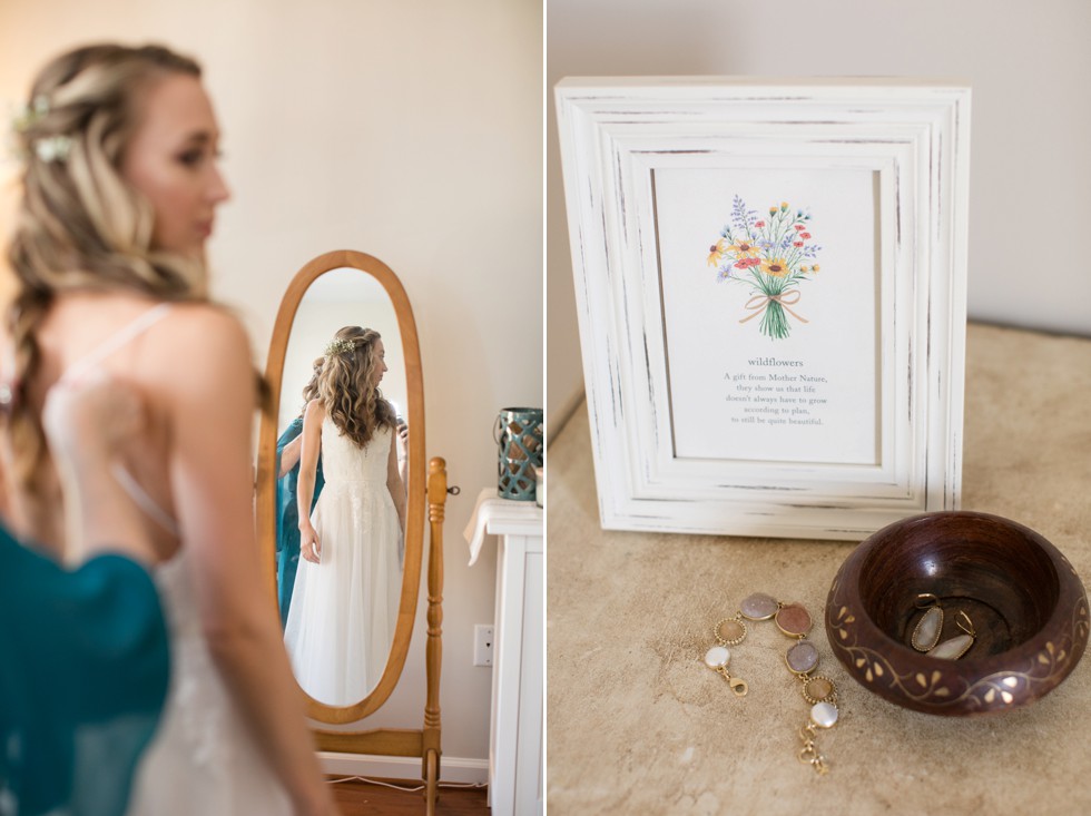 Belmont Manor brides getting ready