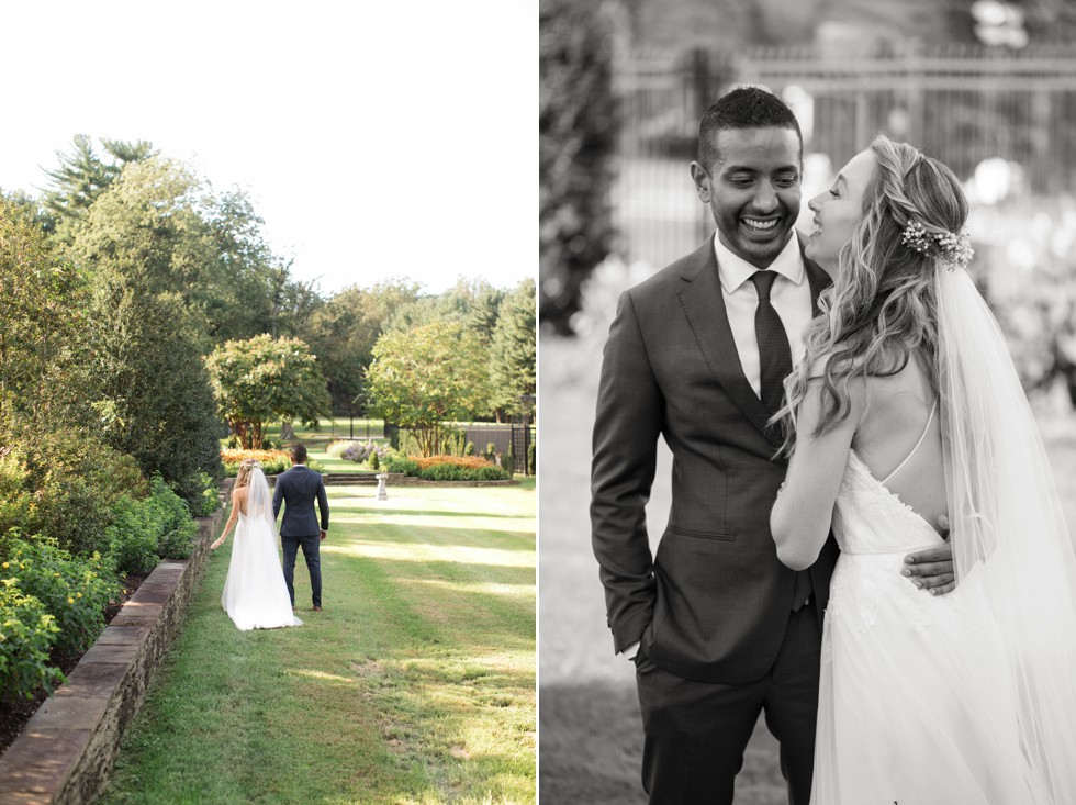 Belmont manor wedding in Fall