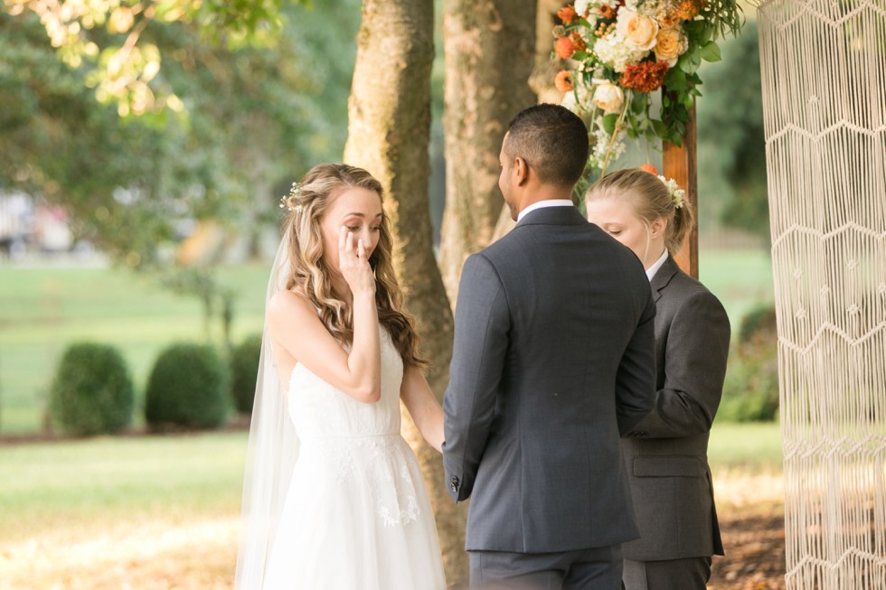 Multicultural wedding ceremony Belmont Manor