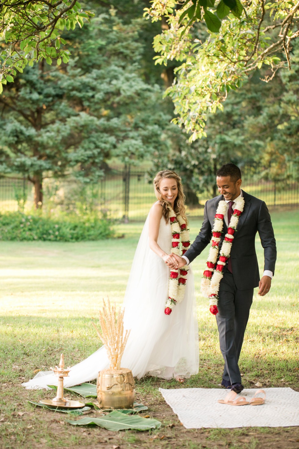 Multicultural wedding ceremony Belmont Manor