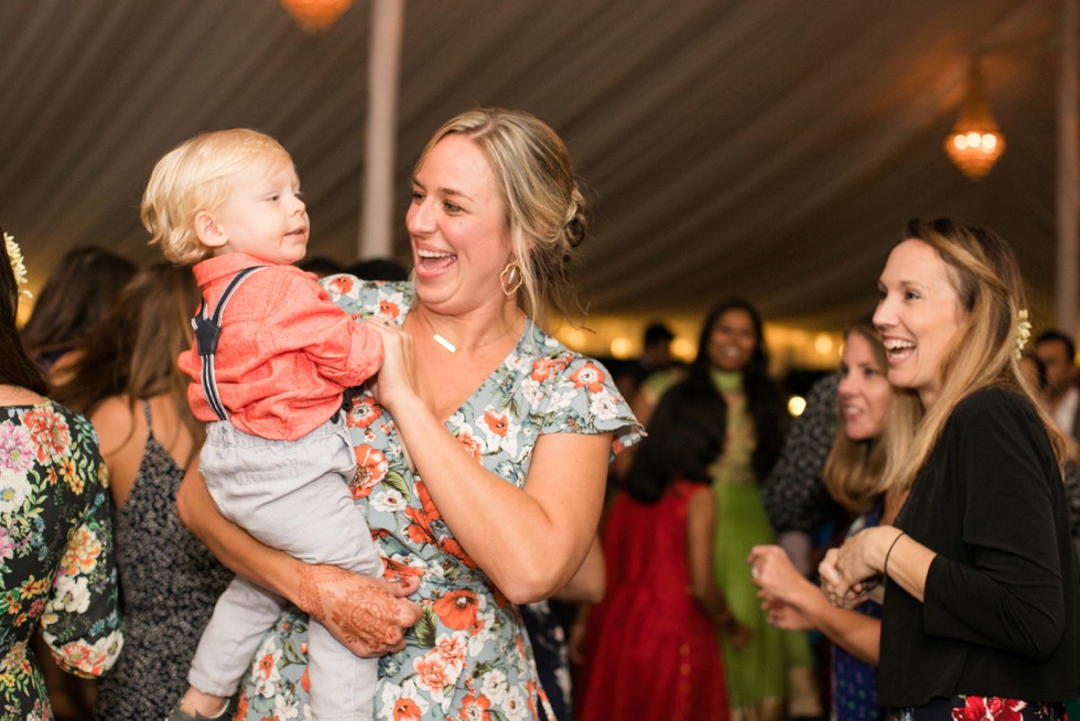 Belmont Manor wedding reception dancing