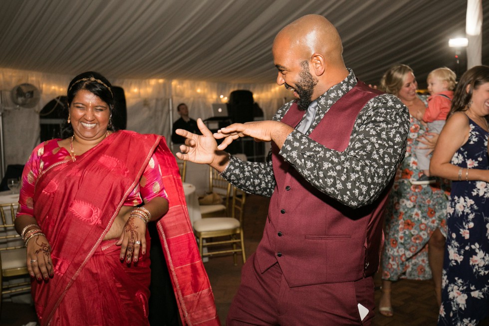 Belmont Manor wedding reception dancing