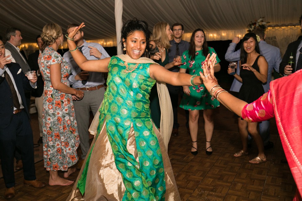 Belmont Manor wedding reception dancing