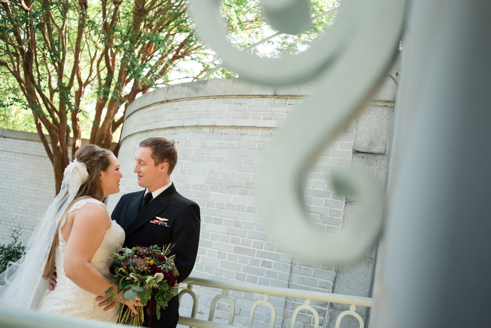 Superintendent's Garden USNA wedding photos