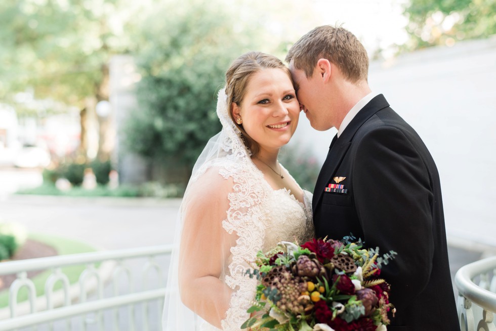 Superintendent's Garden USNA wedding photos