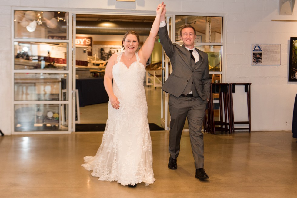 Annapolis Maritime Museum wedding reception