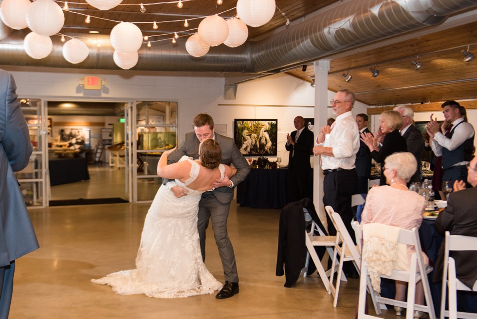 Annapolis Maritime Museum wedding reception