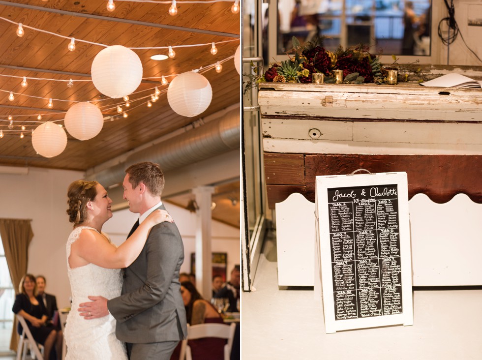 Annapolis Maritime Museum wedding first dance