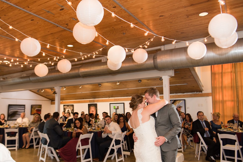 Annapolis Maritime Museum wedding first dance