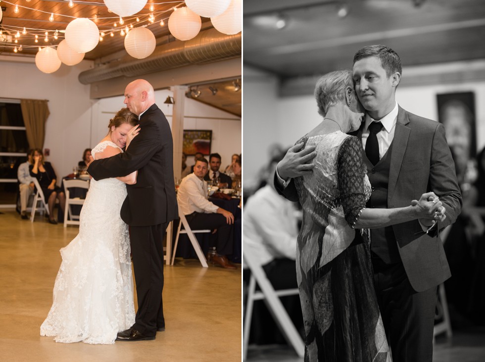 Annapolis Maritime Museum wedding first toasts