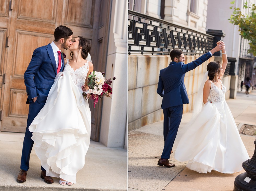 Peabody Library Wedding photos