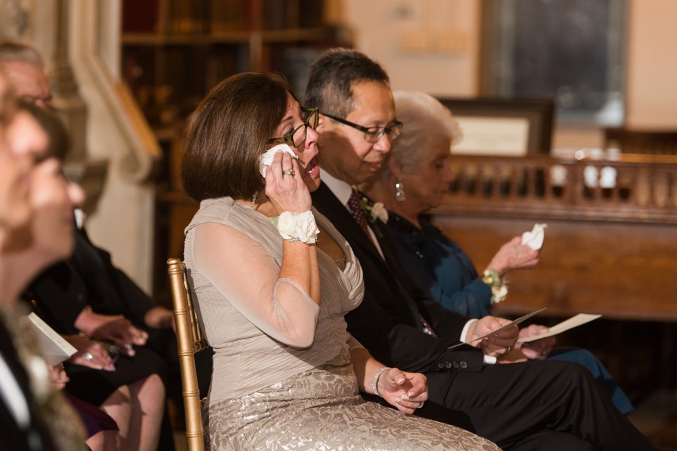 George Peabody Library Wedding ceremony by Johns Hopkins University 