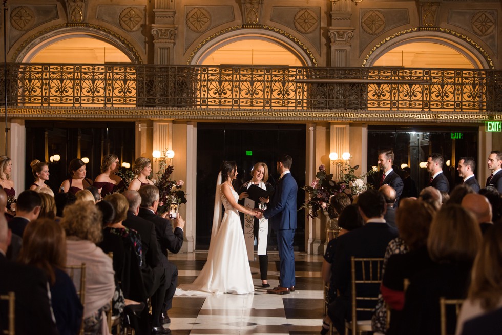 George Peabody Library Johns Hopkins University Wedding ceremony