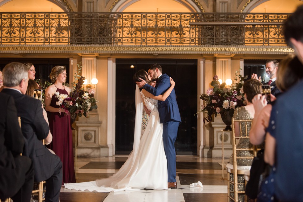 George Peabody Library Wedding ceremony by Johns Hopkins University 