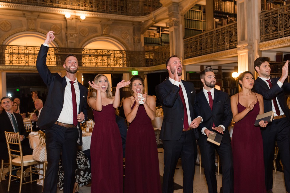 Nouvelle Weddings at George Peabody Library wedding reception