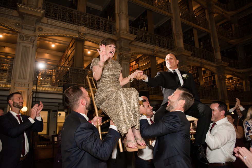 District Remix George Peabody Library wedding reception