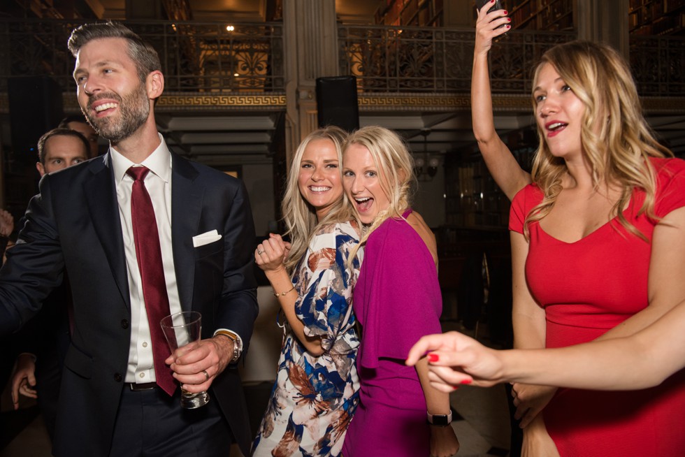 District Remix George Peabody Library wedding reception