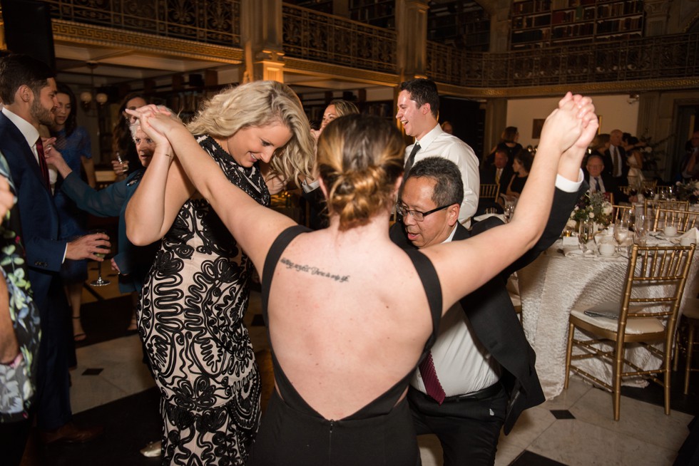 George Peabody Library wedding reception by Nouvelle Weddings